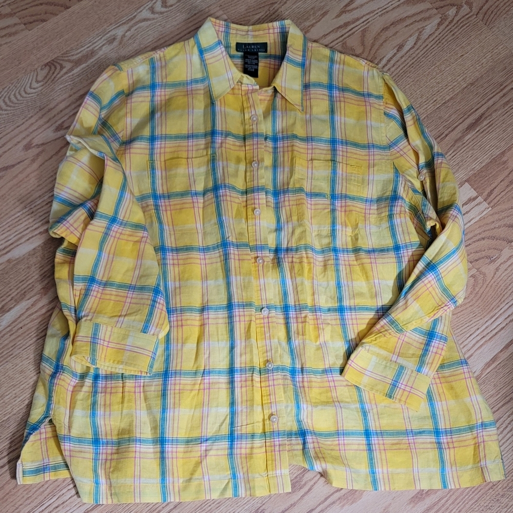 Ralph Lauren plaid shirt 2x